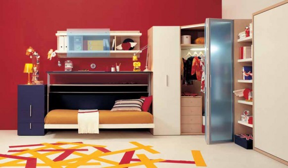 แบบห้องนอนขนาดเล็ก teen-bedroom-small-Decoration