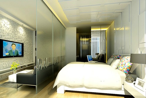 bedroom design condo interior