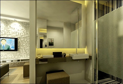 bathroom condo interior design