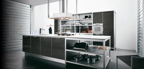ตกแต่งห้องครัว สไตล์โมเดิร์น modern-island-kitchen-3