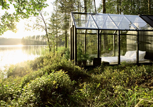 แบบบ้านกระจกชั้นเดียว small-glass-homes-1