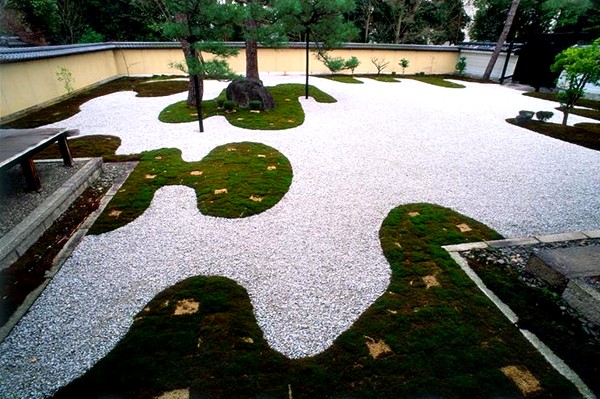 Zen stone garden