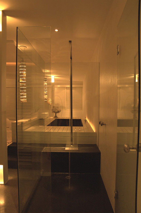กระจกห้องน้ำ จัดแสงไฟในห้องน้ำ โรแมนติก
