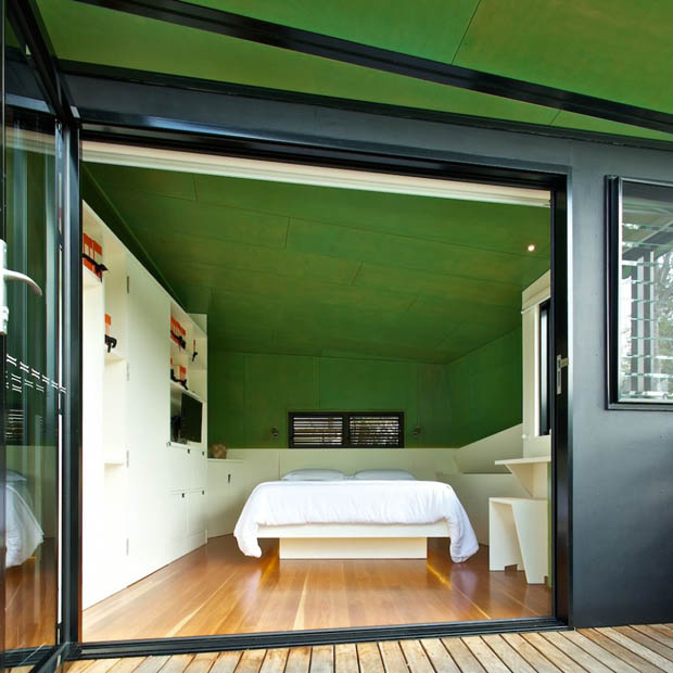 แบบห้องนอน ในบ้านไม้ ชนบท