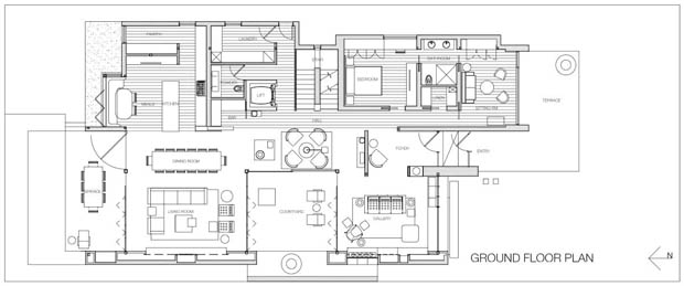 Modern home plan