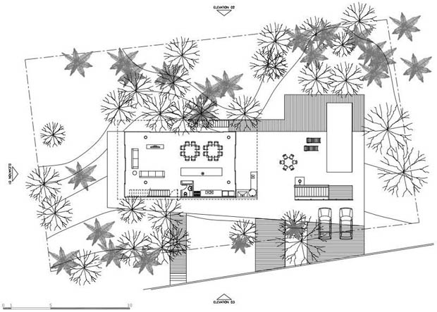 แปลนผังบ้าน และสวน