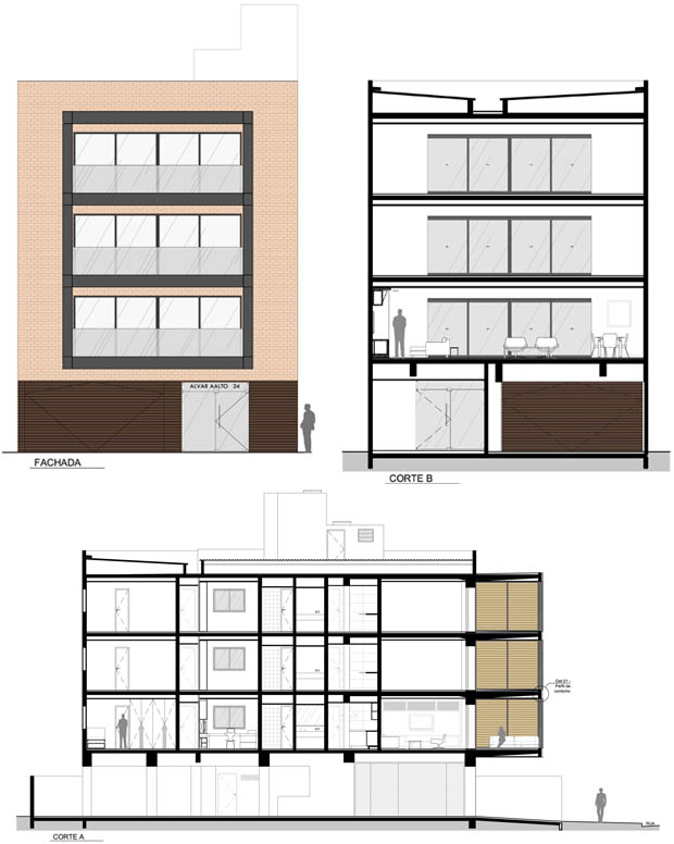 แบบบ้านทาวน์โฮม แบบแปลนฟรี