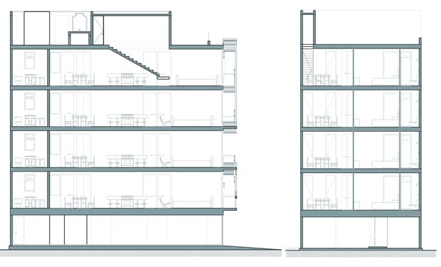 แปลนบ้าน 5 ชั้น สไตล์โมเดิร์น