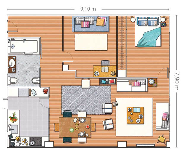 แผนผังห้อง