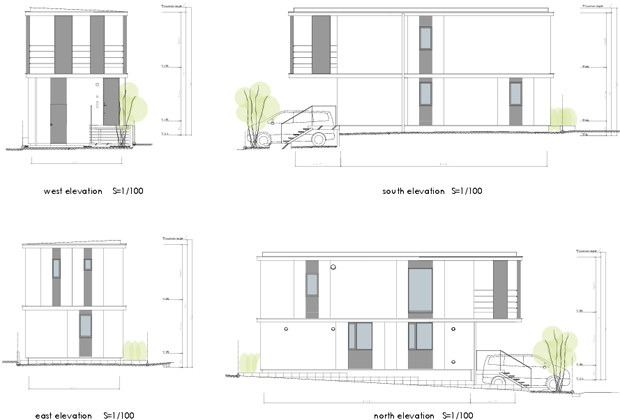 แบบบ้านฟรี ทาวน์โฮม 2 ชั้น เหมาะกับในเมือง