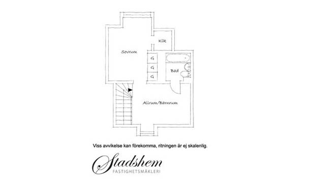 แบบแปลนห้องอพาร์ทเม้นท์สองชั้น