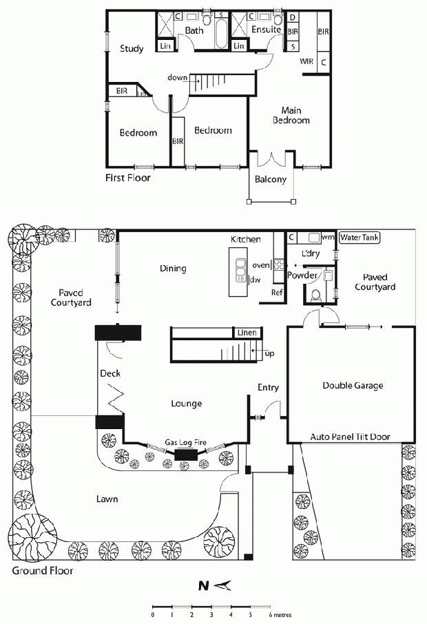 แปลนสร้างบ้านสวย 2 ชั้น 3 ห้องนอน 2 ห้องน้ำ