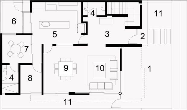 แปลนบ้านทาวน์โฮม 2 ชัั้น