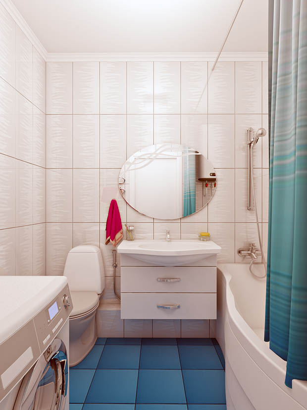 กระเบื้องห้องน้ำสีฟ้า - บ้านไอเดีย เว็บไซต์เพื่อบ้านคุณ