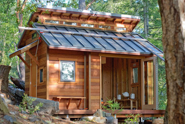 แบบบ้านไม้ หลังเล็กๆ Tiny Home