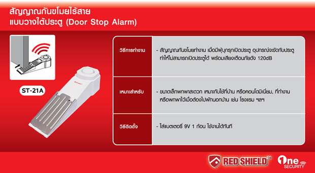 ระบบสัญญาณกันขโมย แบบไร้สาย