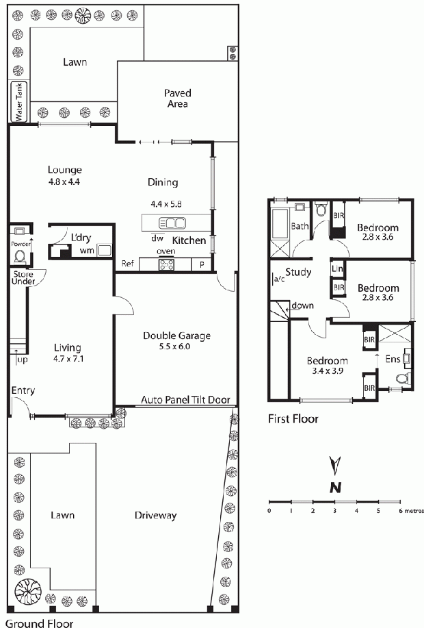 แปลนบ้าน3ห้องนอน