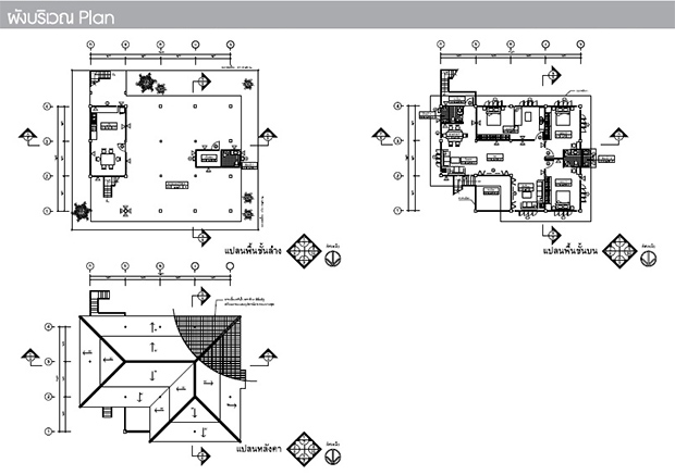 ผังบ้าน บ้านไทยรีสอร์ท ยกสูง