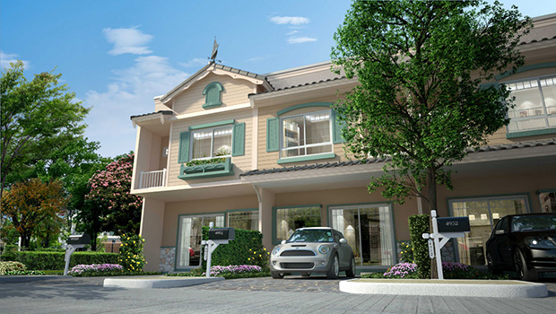 บ้านทาวน์โฮม สไตล์วินเทจ