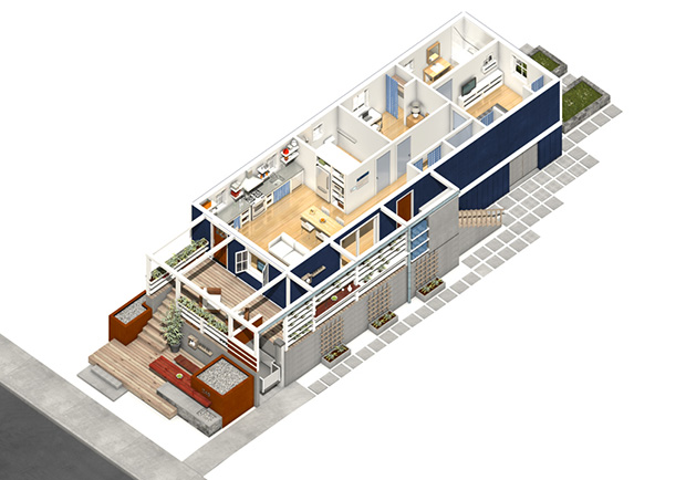 แปลนบ้าน โมเดล 3D