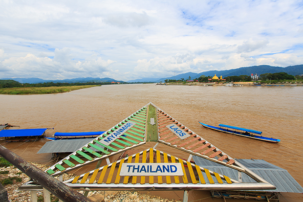 สามเหลี่ยมทองคำ แม่สาย ไทย ลาว พม่า