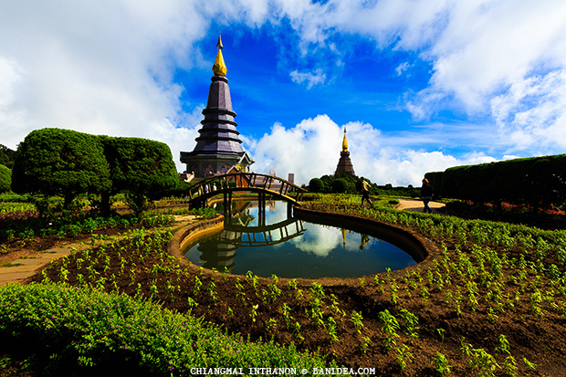 ภาพถ่าย พระเจดีย์ คู่บารมี ดอยอินทนนท์