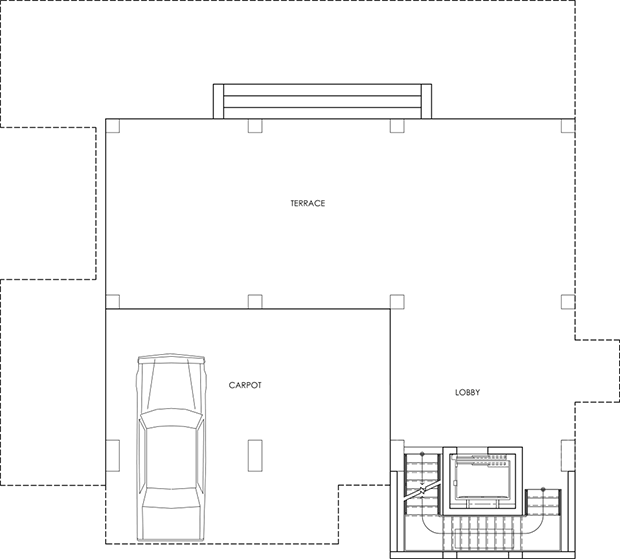 แปลนบ้านสไตล์ Loft