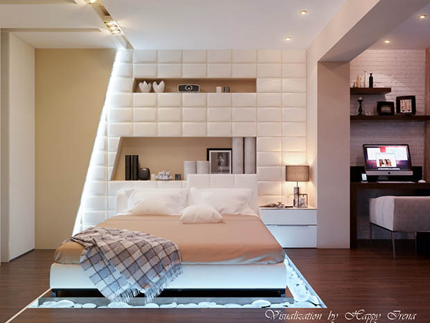 ตกแต่งห้องนอน สว่าง สะท้อนแสง สวยจับต้องได้ - บ้านไอเดีย  เว็บไซต์เพื่อบ้านคุณ