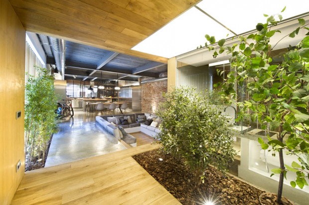 Nature Loft living room