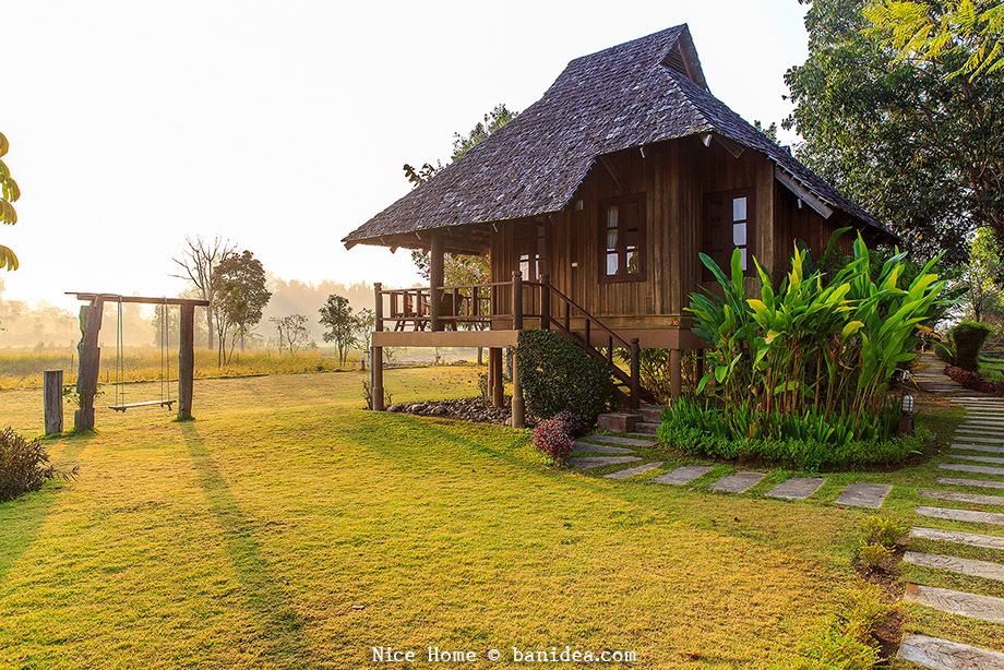 แบบบ้านไทลื้อ ไทใหญ่โบราณ