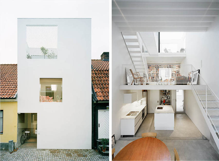 ไอเดียสร้างบ้านในพื้นที่แคบ