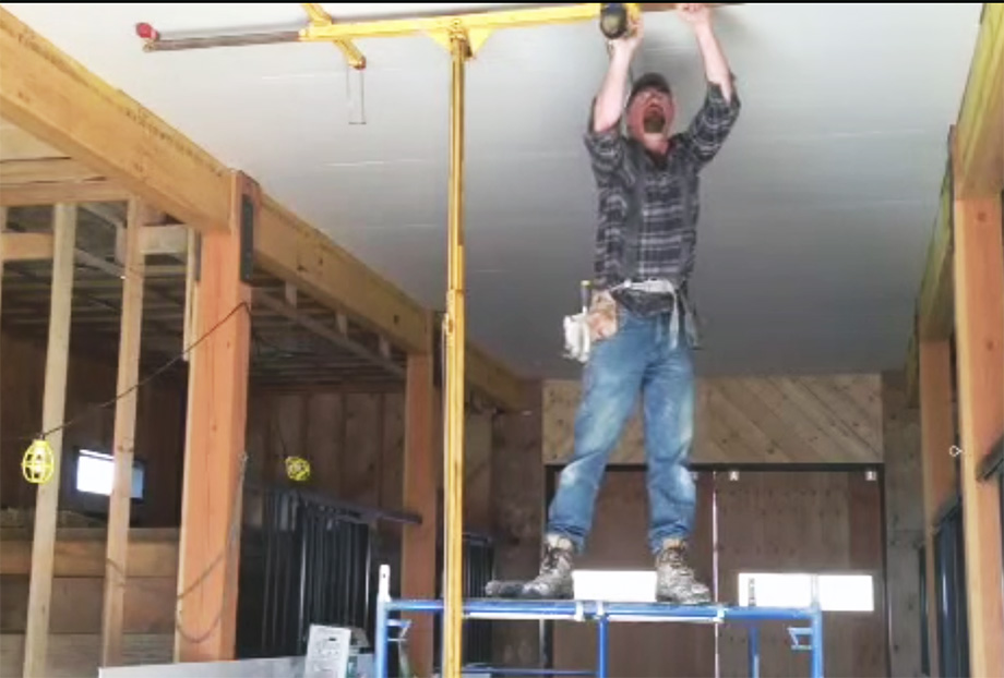 How To Install Drywall Ceiling One Man Shelly Lighting