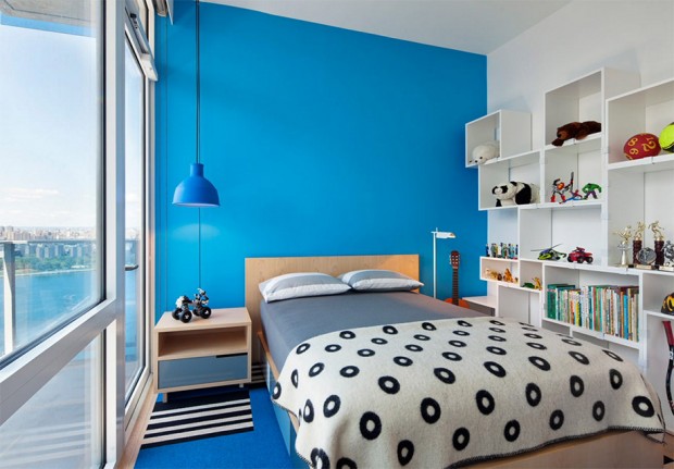 ห้องนอนสีฟ้า