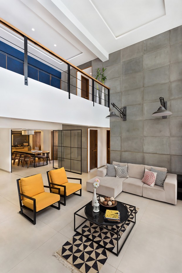 Shah Penthouse - photography by Kunal Bhatia; interior design by Studio Nishita Kamdar.