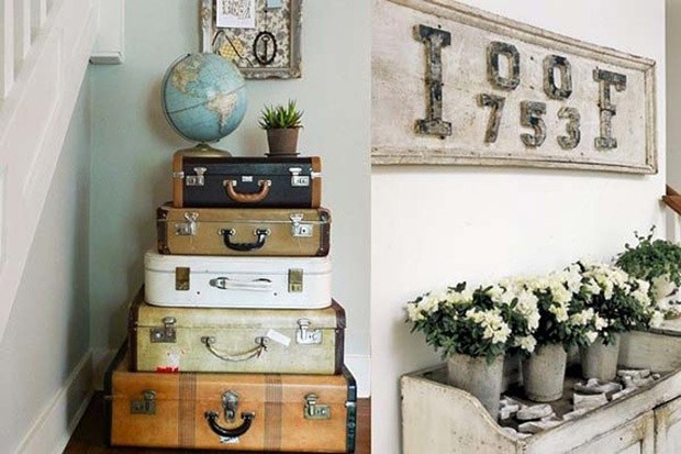 vintage suitcase- กระเป๋าเดินทางใบเก่า