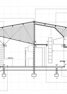 บ้านสวนชั้นเดียว รูปตัด (Section)