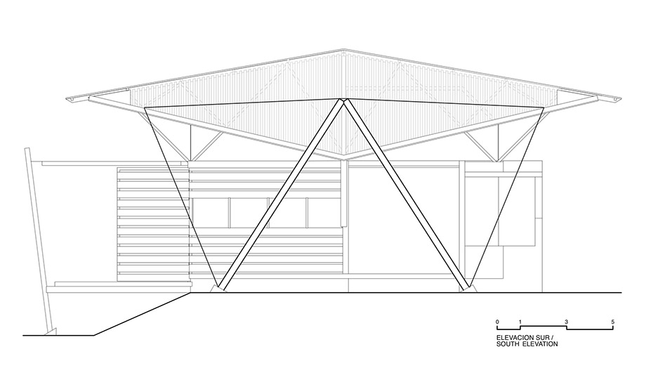 แปลนบ้านสวนชั้นเดียว รูปด้าน (Elevation)