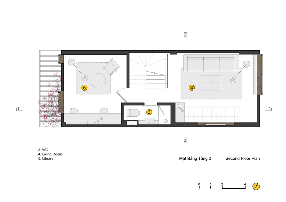 แปลน Town house-ชั้นที่ 2