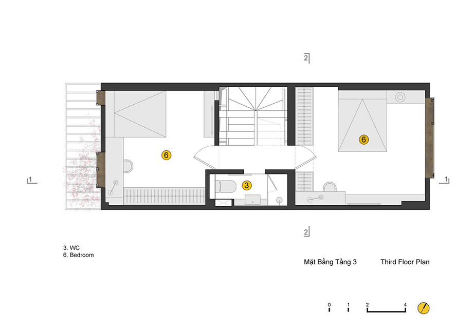 แปลน Town house-ชั้นที่ 3