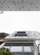 facade townhouse จากอิฐบล็อคช่องลม