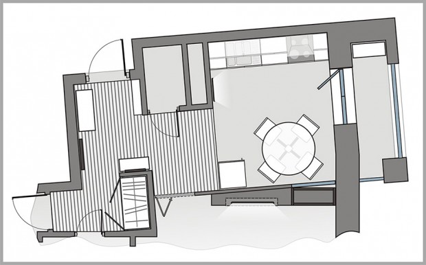 แปลนครัว Modern-loft