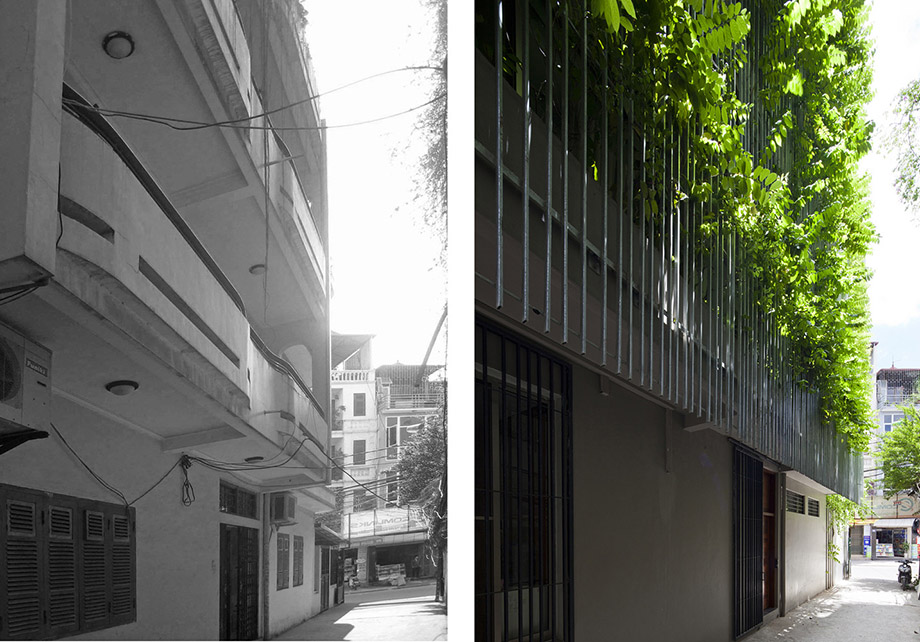 หน้าอาคาร before-After