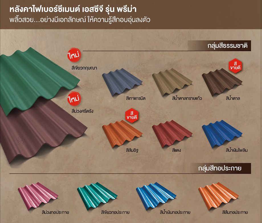 กระเบื้องหลังคาพรีม่า