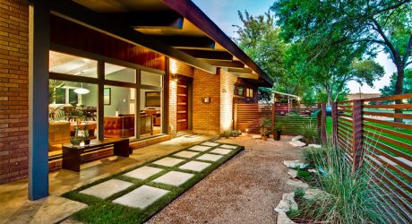 บ้านชั้นเดียวสไตล์ mid century