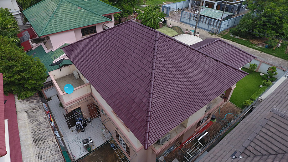 หลังคาใหม่จาก scg roof renovation