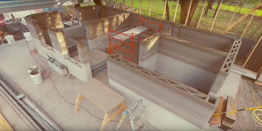 บ้านไฮเทคสร้างจากเครื่องปริ้นท์ 3D