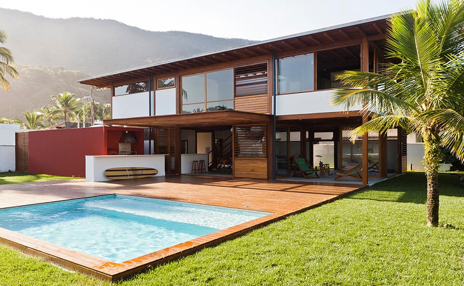 บ้านไม้ modern Tropical
