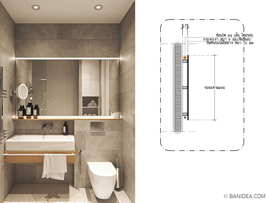 แปลนไฟซ่อน Indirect Lighting