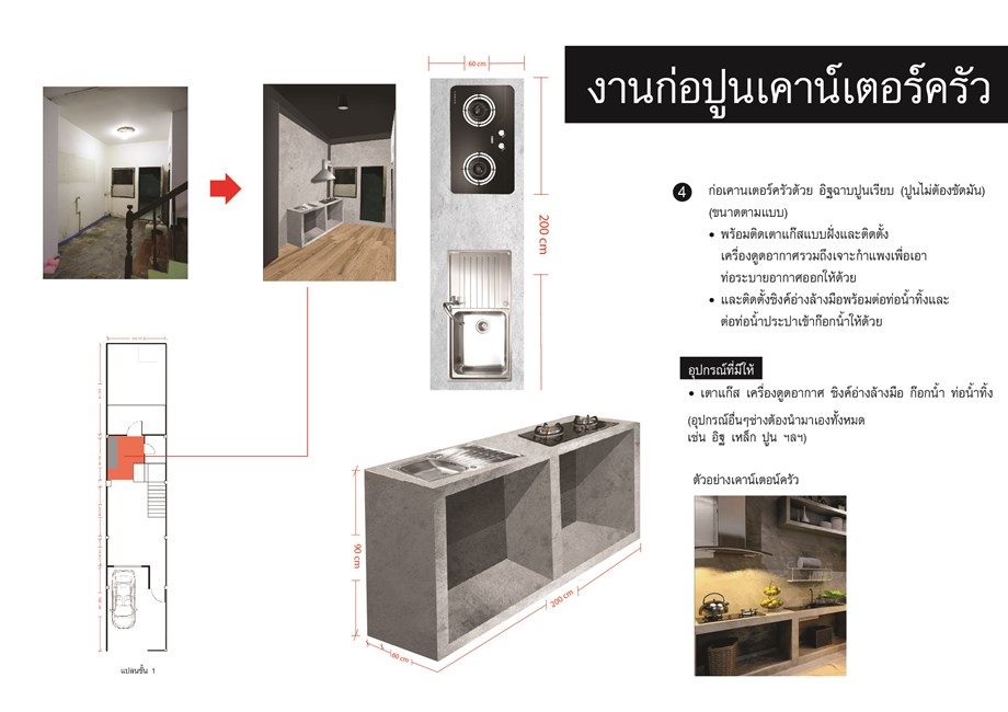 ขอบเขตงานที่ต้องปรับปรุง