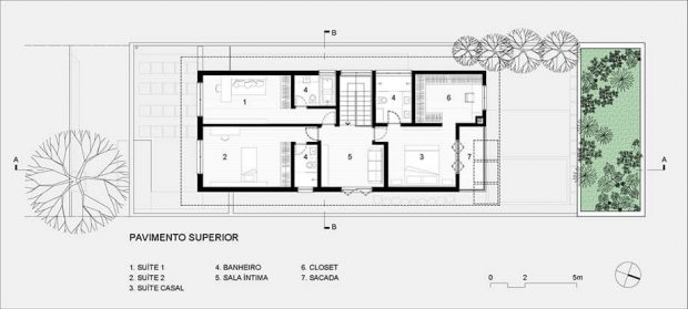 ผังภายในบ้านสองชั้น